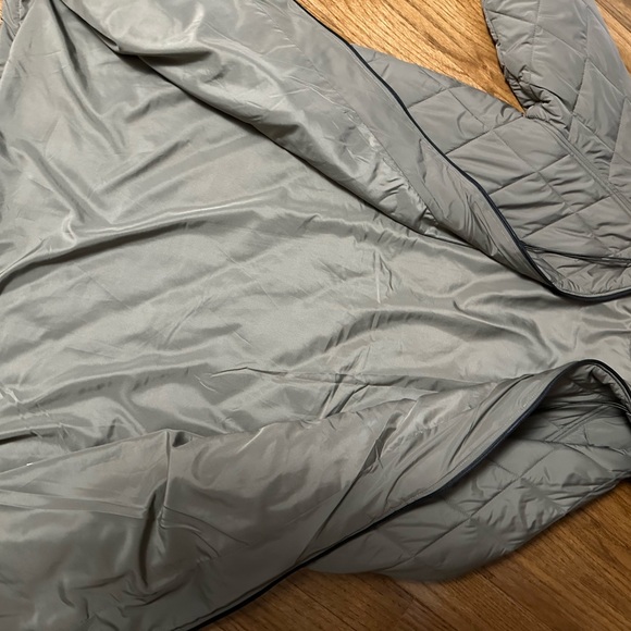 NWOT ZARA LADIES L OVERSIZED LONG PUFFER COAT WITH HOOD IN SOFT KHAKI - Picture 11 of 11